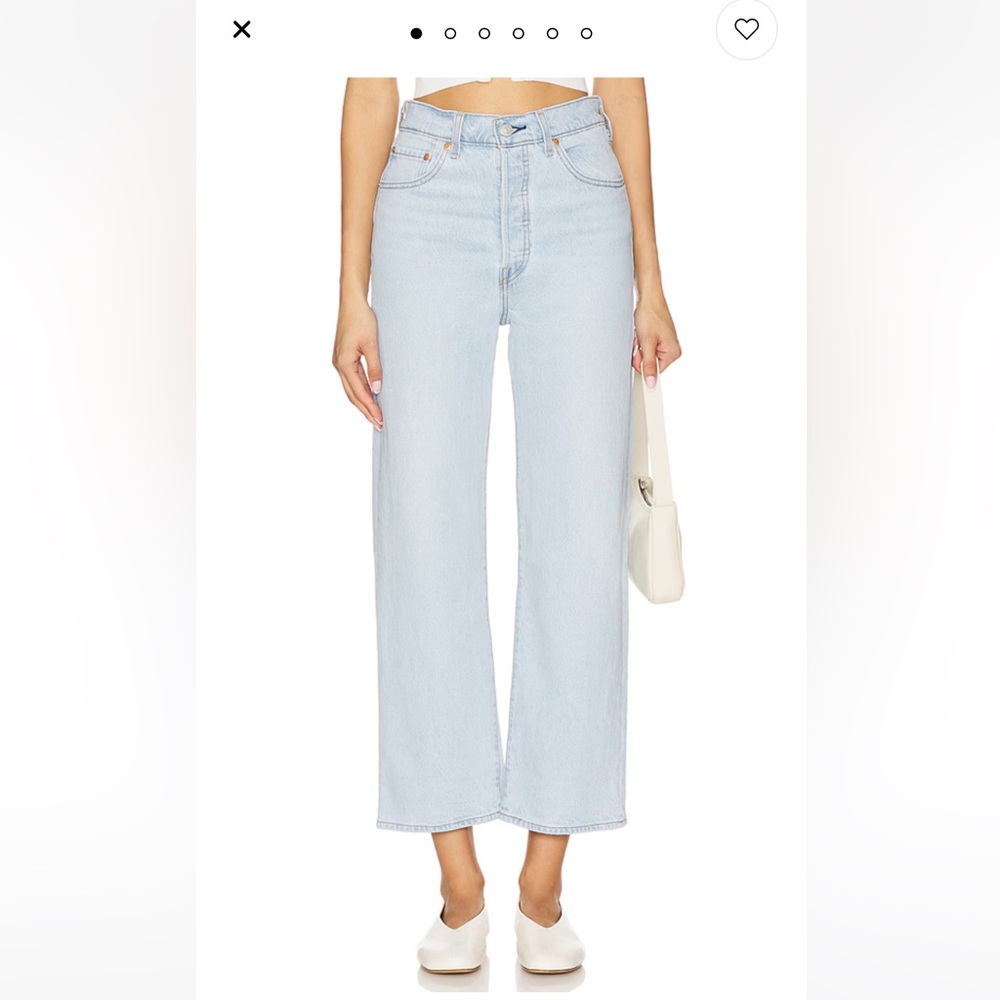 Levi's Ribcage Ankle Straight Jeans, Color: Ojai Shore